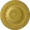 Ekena Millwork Lunel Ceiling Medallion (Fits Canopies up to 3 3/4"), Hand-Painted Rich Gold, 20 1/4"OD x 1 1/2"P CM20LURGS - alternate 1
